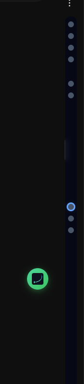 Gemini Voyager's timeline: each dot on the right represents a message