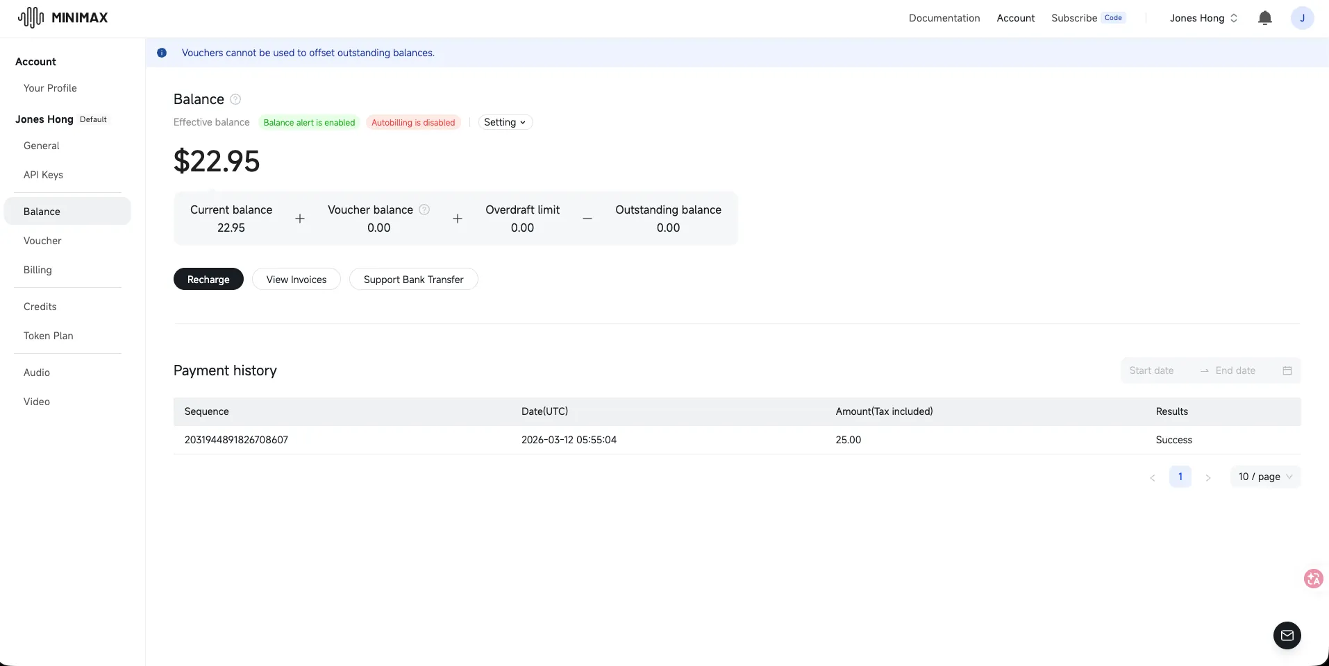 MiniMax Backend