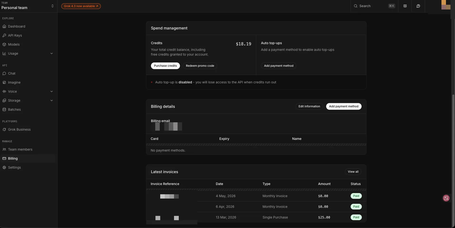 xAI Grok Backend