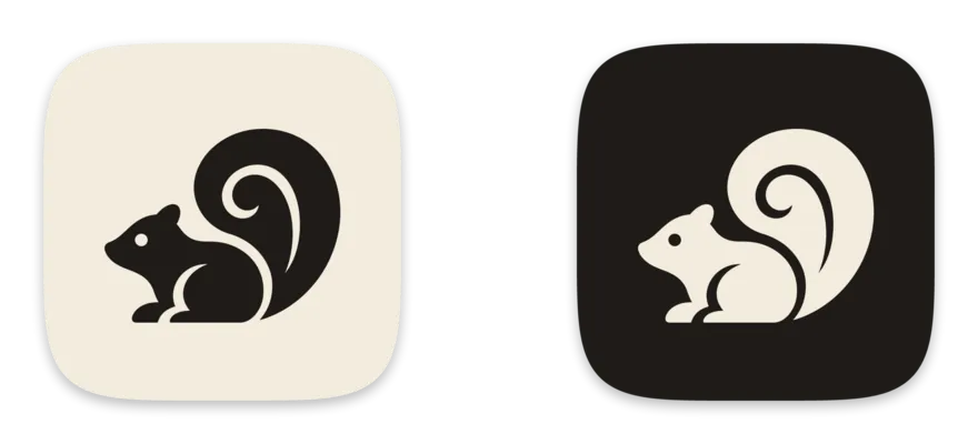Hoard's icon, light and dark versions